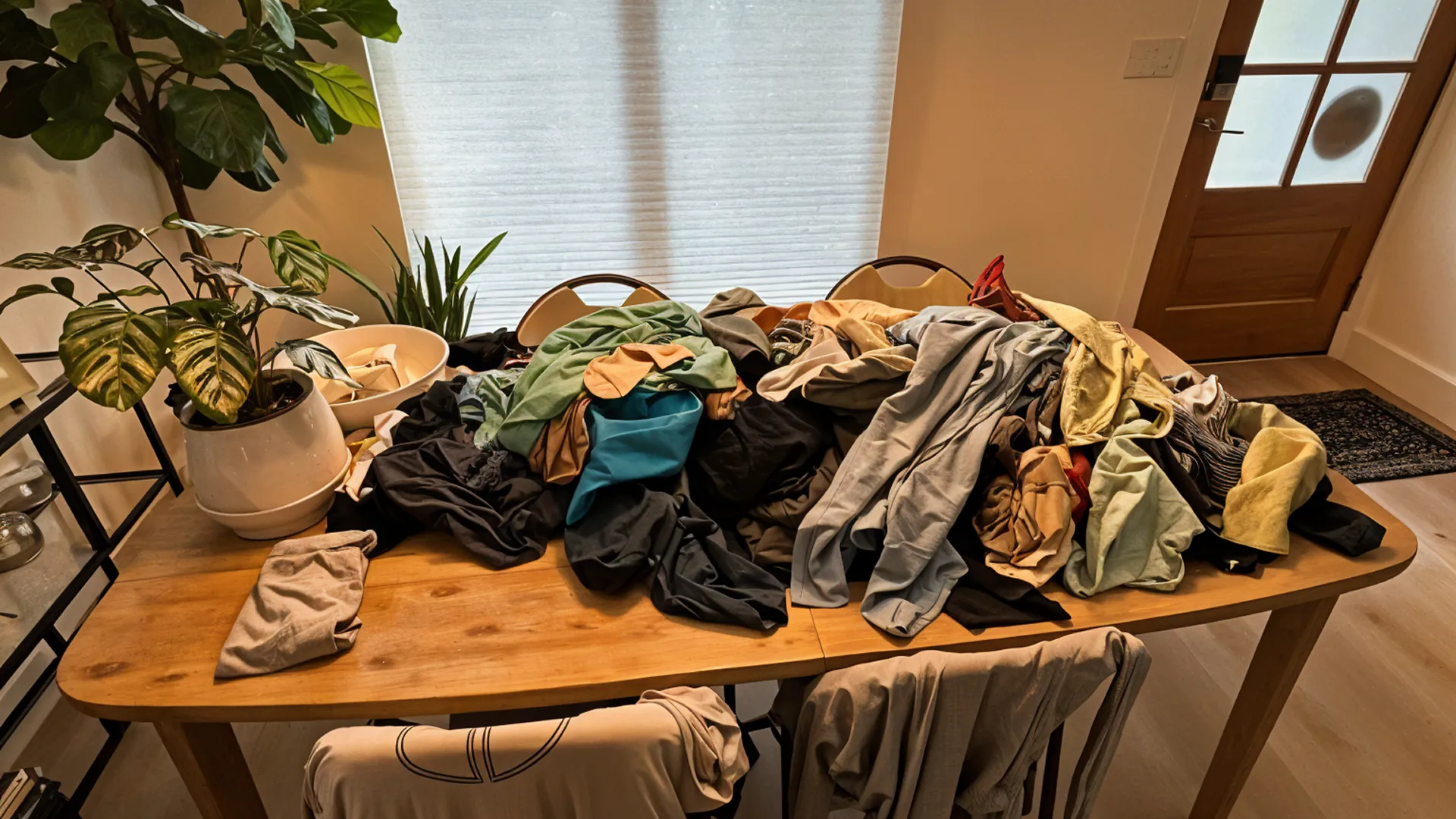 After professional cleaning: 3 - spotless and organized space